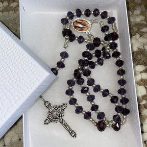 Handmade Crystal Rosary NEW  you can tell me any colors I can do it